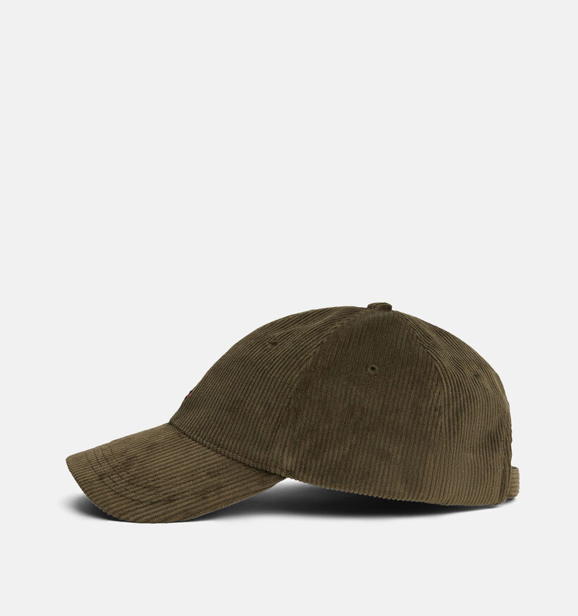Tommy Hilfiger Flag 6 Panel Cord Groene Pet voor heren (362639)