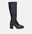 Signatur Bottes longues avec plateau en Noir en simili cuir (332016)