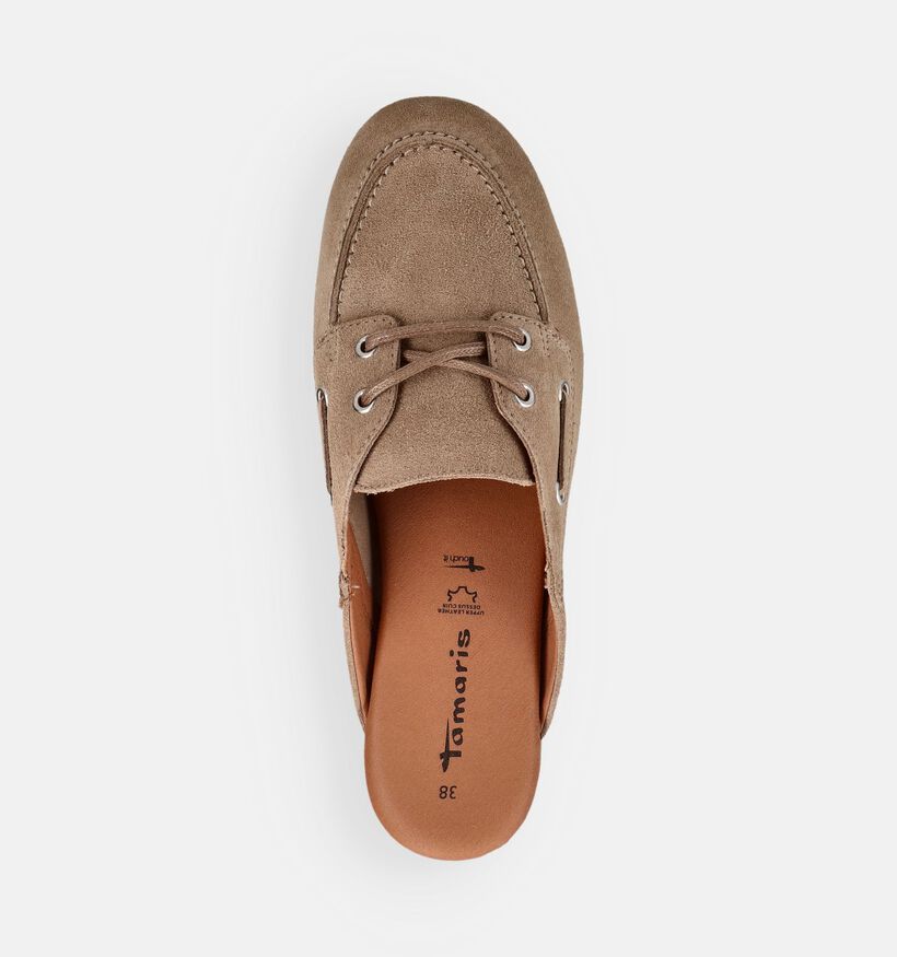 Tamaris Donkerbeige Slippers voor dames (371796)