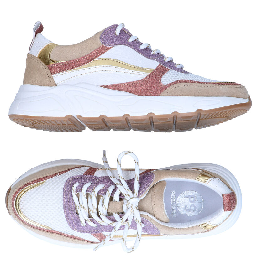 Poelman Multicolor Sneakers in leer (299823)