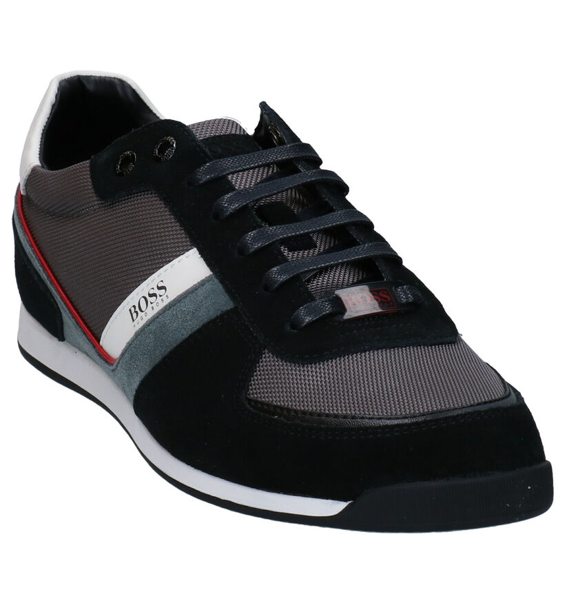 Hugo Boss Chaussures &agrave; lacets en Noir pour hommes (240854) - pour semelles orthop&eacute;diques
