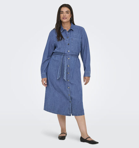 ONLY Carmakoma Kleedjes Blauw