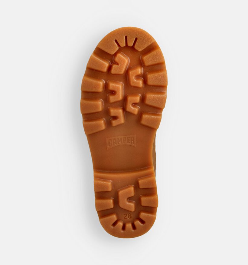 Camper Zilveren Veterboots voor meisjes (363607) - geschikt voor steunzolen