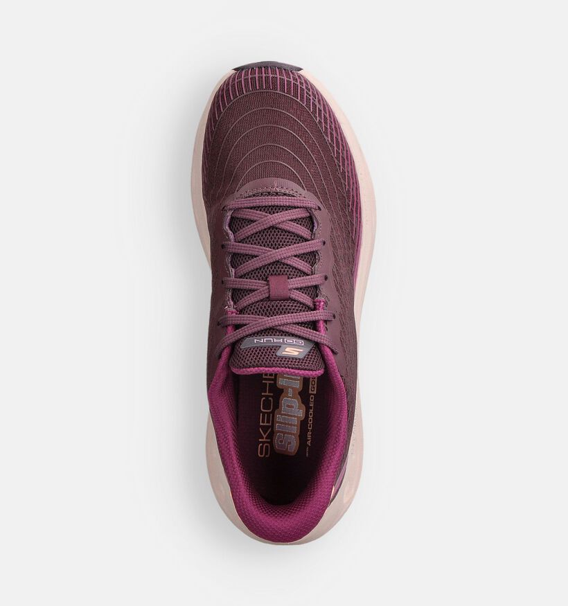 Skechers Max Cushioning Glide-Step Bordeaux Sportschoenen voor dames (359718) - geschikt voor steunzolen