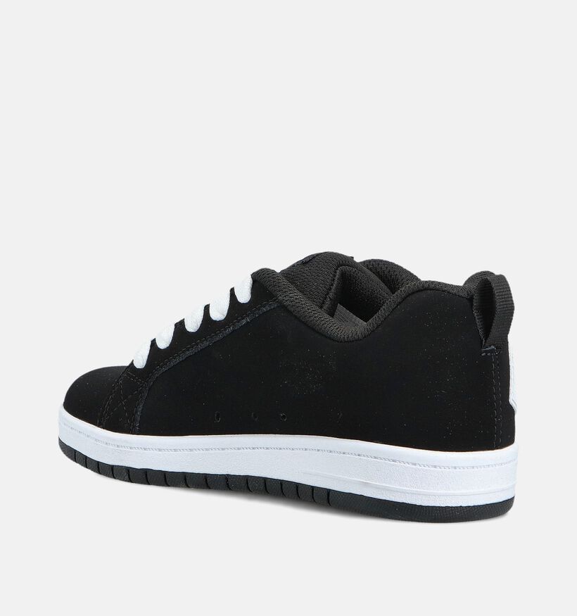 DC Shoes Court Graffik Baskets basses en Noir pour garçons (360788) - pour semelles orthopédiques