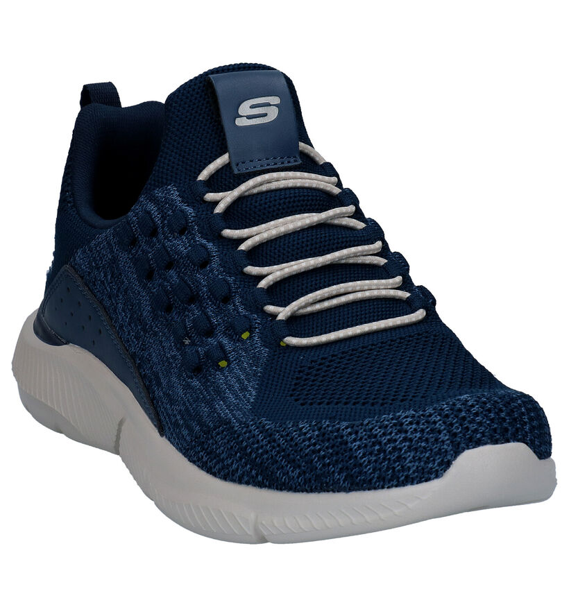 Skechers Streetwear Blauwe Sneakers in stof (287097)