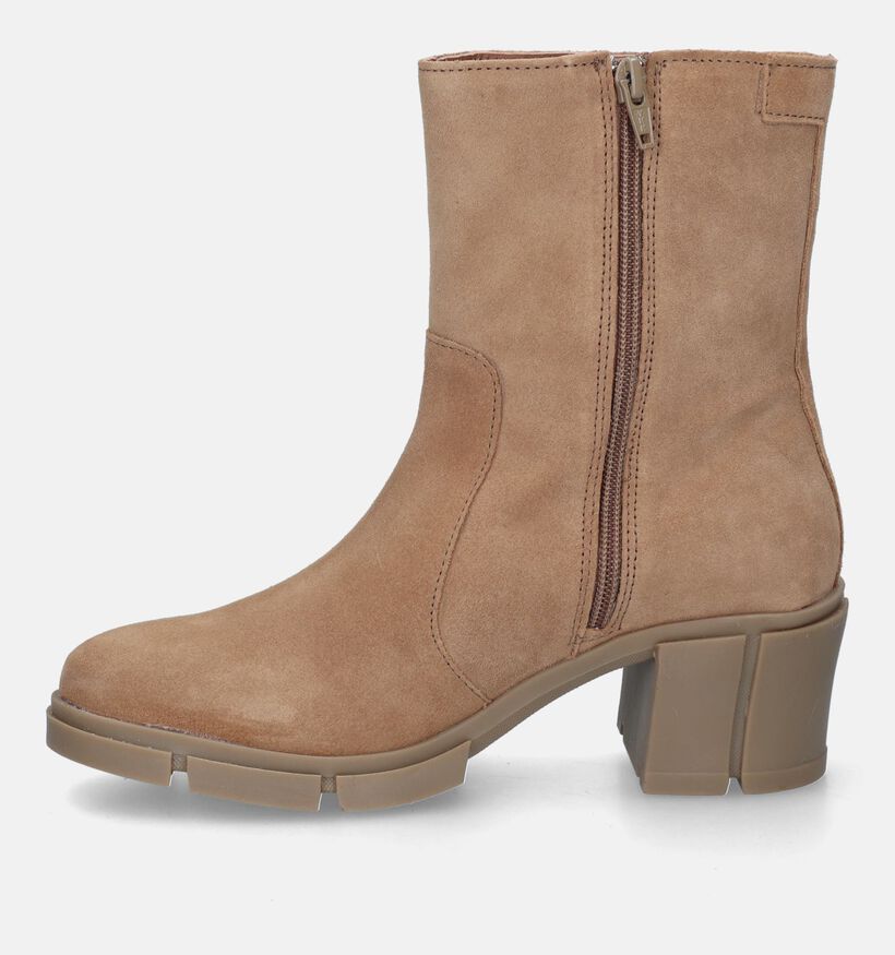 Tango Romy Camel Enkellaarsjes met hak voor dames (329207)