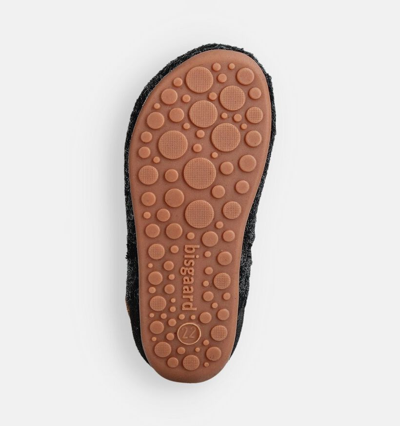 Bisgaard Sailor Wool Grijze Pantoffels voor jongens, meisjes (364808)