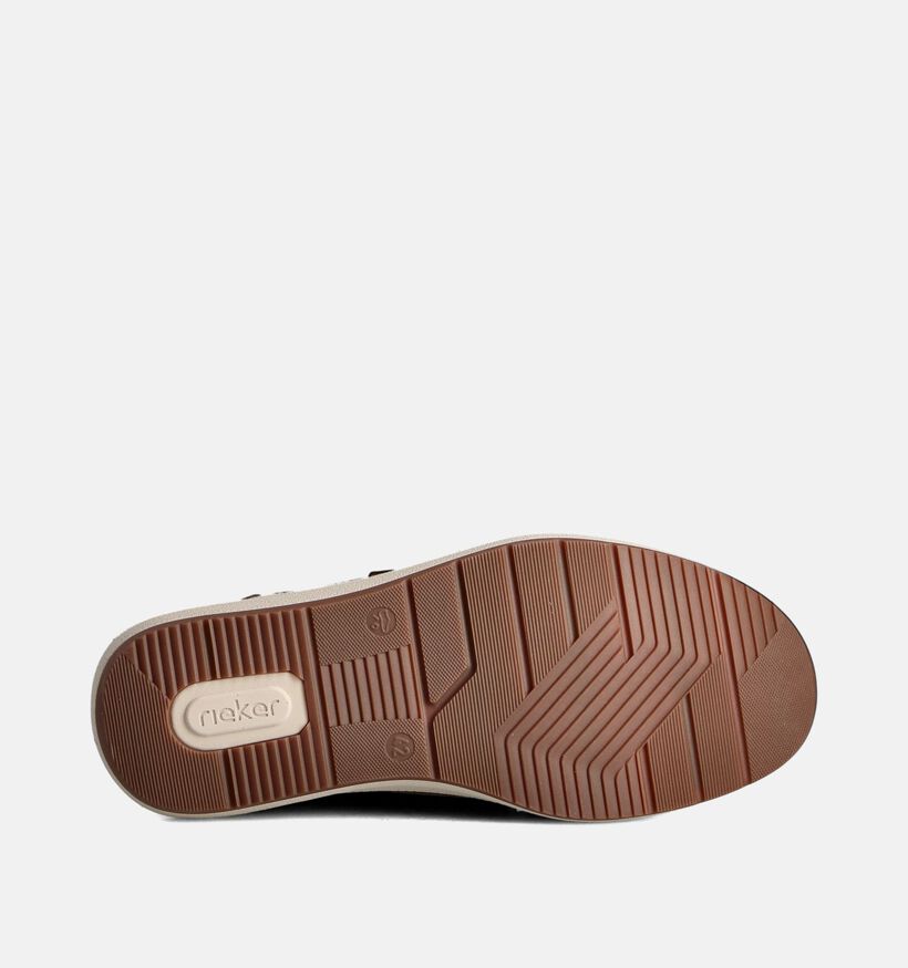 Rieker Taupe Velcroschoenen voor heren (355124) - geschikt voor steunzolen
