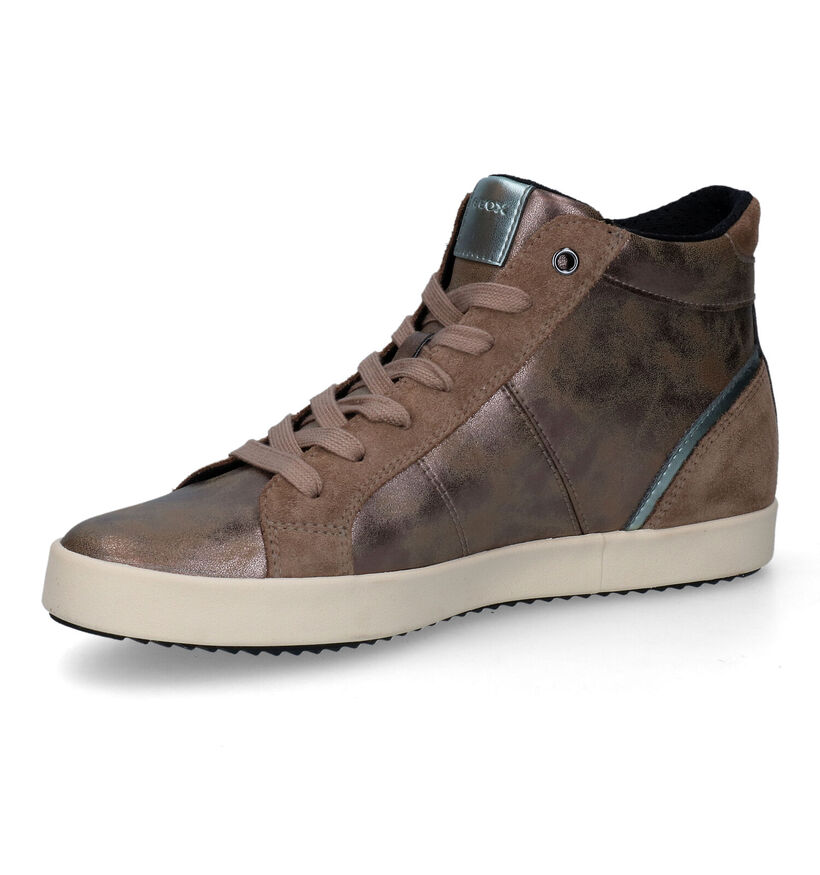 Geox Blomiee Taupe Sneakers voor dames (312833)
