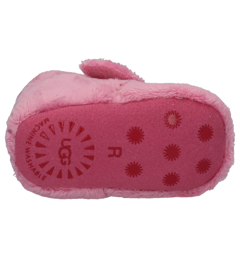 UGG Bixbee Pantoufles en Rose en textile (254131)