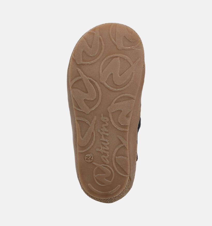 Naturino Sally Bottines Chelsea en Bleu foncé pour garçons, filles (364283) - pour semelles orthopédiques