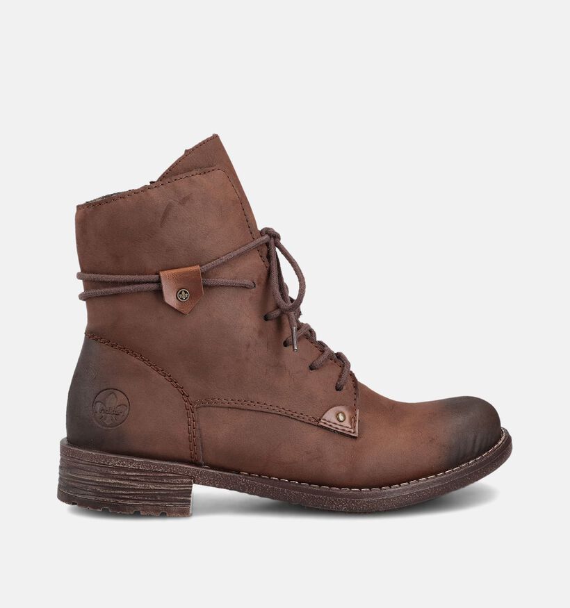 Rieker Bruine Boots voor dames (363543) - geschikt voor steunzolen