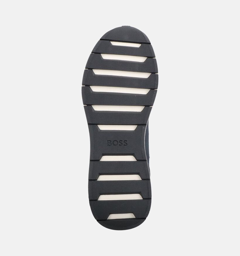 BOSS Titanium Runn Chaussures plates en Bleu fonc&eacute; pour hommes (375712) - pour semelles orthop&eacute;diques