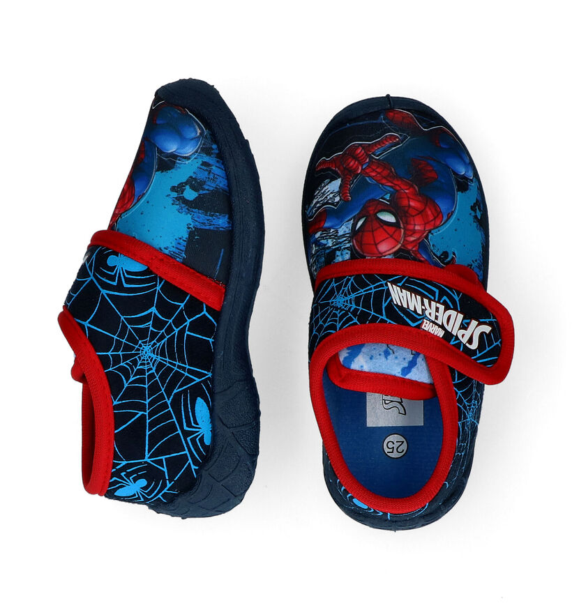 Spiderman Blauwe Pantoffels in stof (298537)