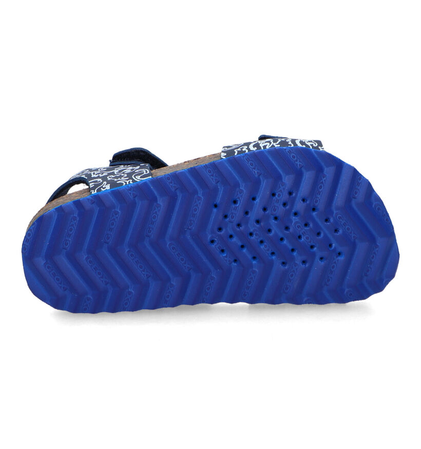 Geox Chalki Sandales en Bleu en simili cuir (320615)