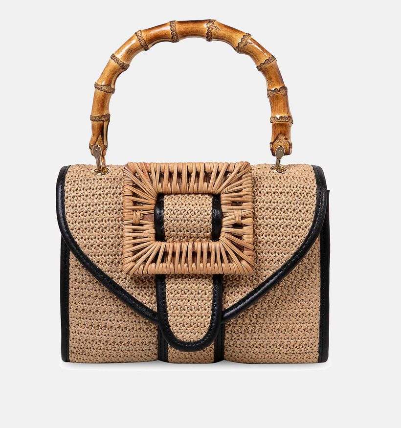Laurent David Céline Raffia Beige Handtas voor dames (366138)