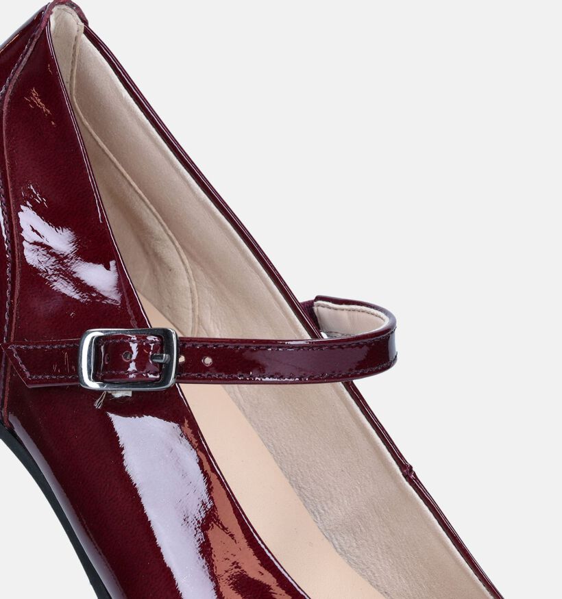 Gabor Best Fitting Bordeaux Ballerina's met riempje Gabor Best Fitting Bordeaux Ballerina's met riempje voor dames (347026)