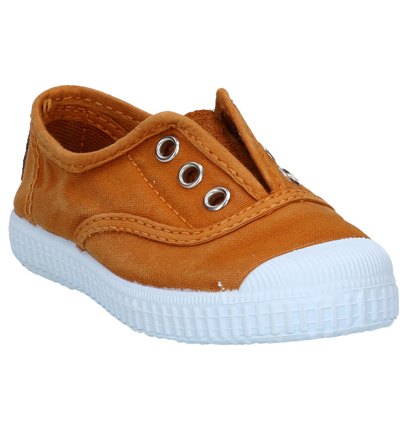 Cienta Blauwe Slip-ons voor jongens, meisjes (340020) - geschikt voor steunzolen