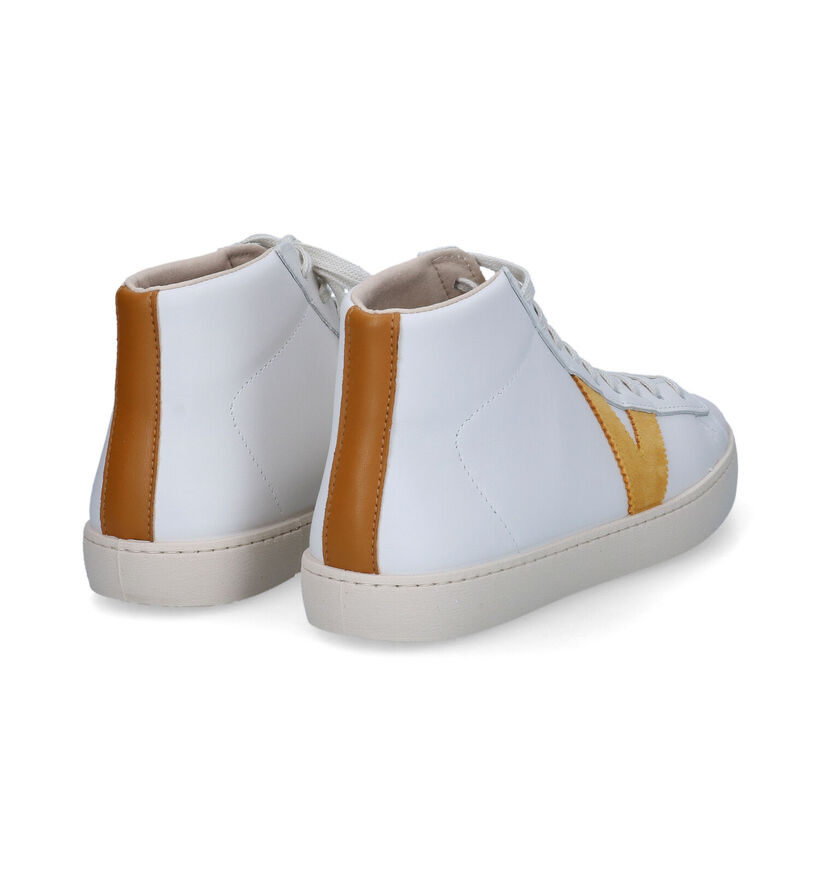 Victoria Baskets montantes en Blanc en cuir (314643)