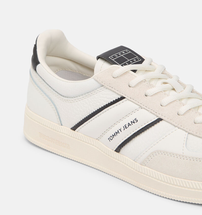 Tommy Hilfiger Greenwich Edge Chaussures &agrave; lacets en Blanc/Ecru pour hommes (366161) - pour semelles orthop&eacute;diques