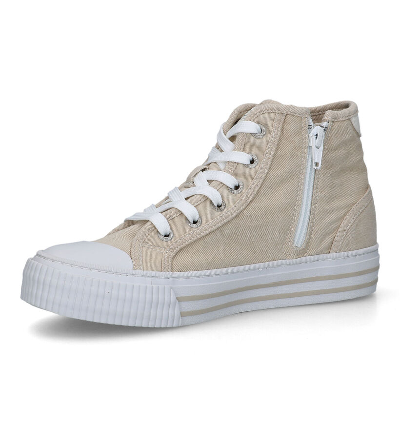 Mustang Taupe Sneakers voor dames (320445)