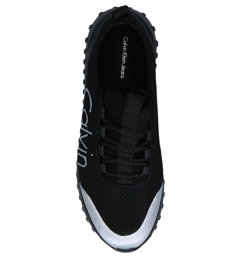 Calvin Klein Baskets casual en Blanc en textile (269193)