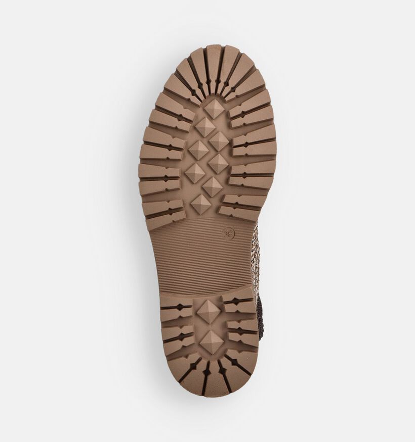 La Strada Bottines Chelsea en Beige/Marron pour femmes (361777)