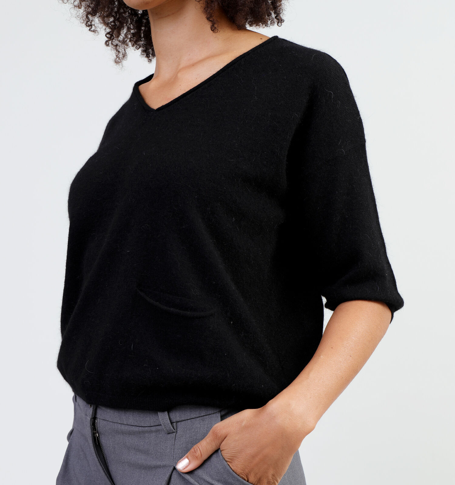 Zwarte oversized trui dames 2025