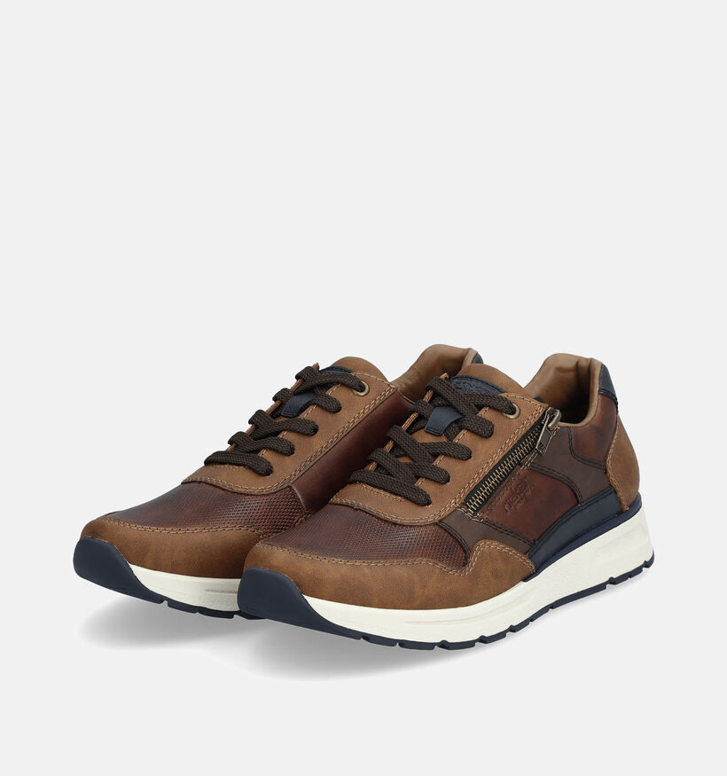 Rieker Chaussures à lacets en Cognac pour hommes (351302) - pour semelles orthopédiques