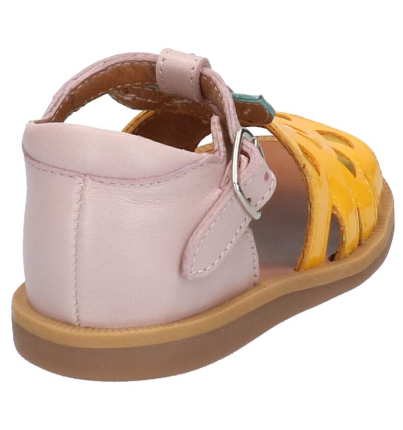 Pom d'Api Poppy Ananas Multikleur Sandalen in leer (268791)