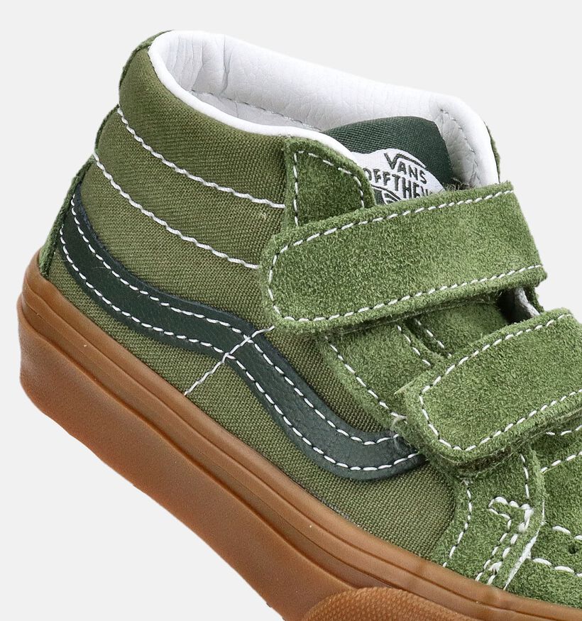 Vans SK8 Mid Reissue Mid Groene Sneakers voor jongens, meisjes (376417)