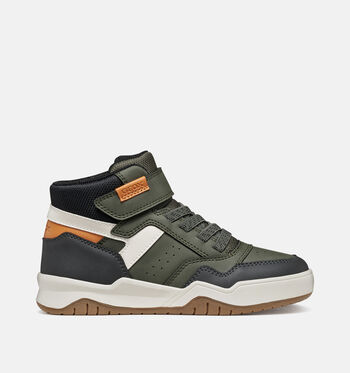 Geox Respira High Baskets Noir/Marron/Bleu/Vert