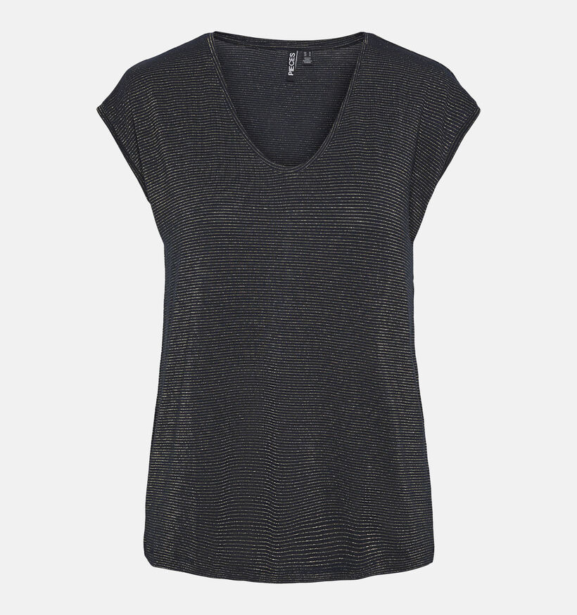 Pieces Billo Donkerblauwe T-shirt voor dames (378367)