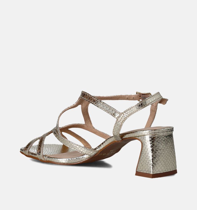 Tango Katya 6 Sandales à talons en Or pour femmes (362960)