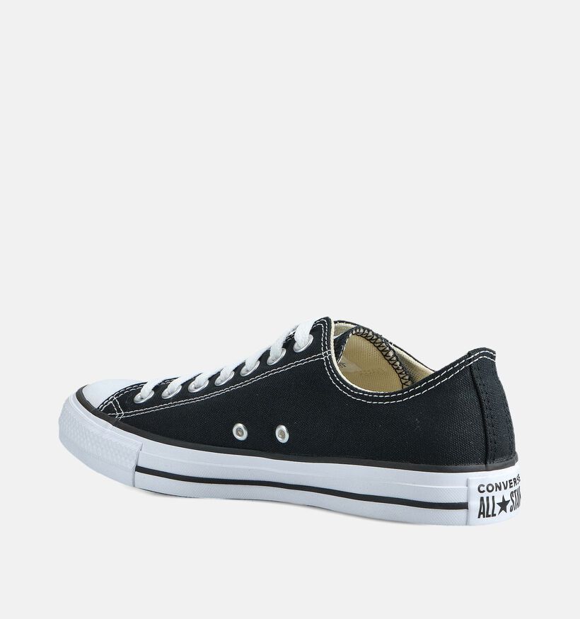 Converse Chuck Taylor All Star OX Baskets en Noir pour hommes (368340) - pour semelles orthop&eacute;diques