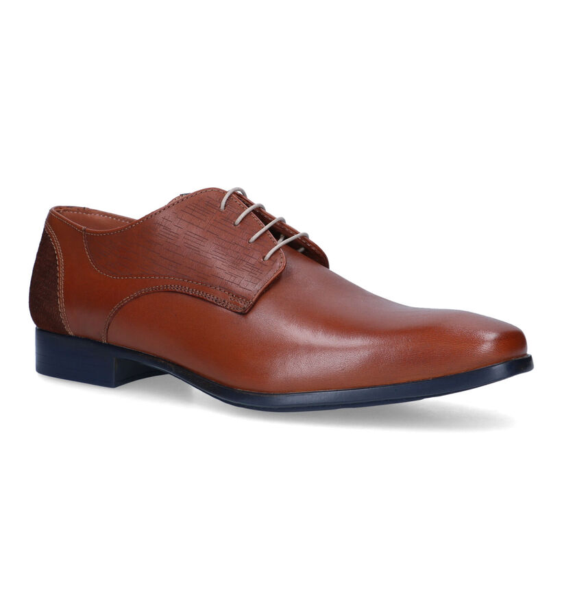 Ambiorix Julius Chaussures classiques en Cognac pour hommes (324844)