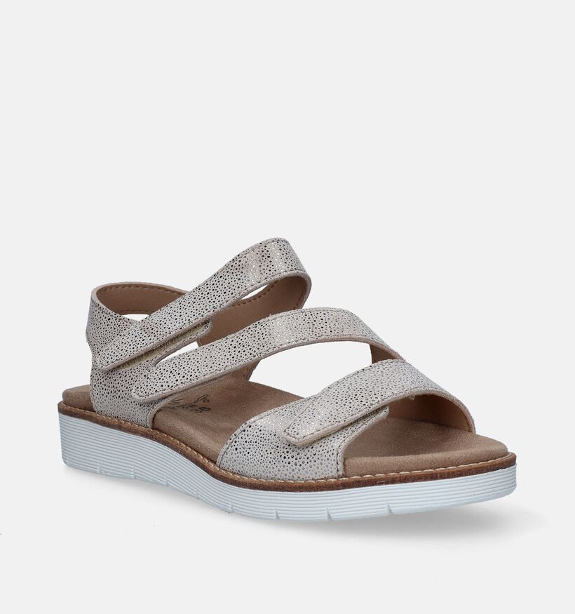 Solemade Nora Sandales pour semelles orthop&eacute;diques en Beige pour femmes (339715) - pour semelles orthop&eacute;diques