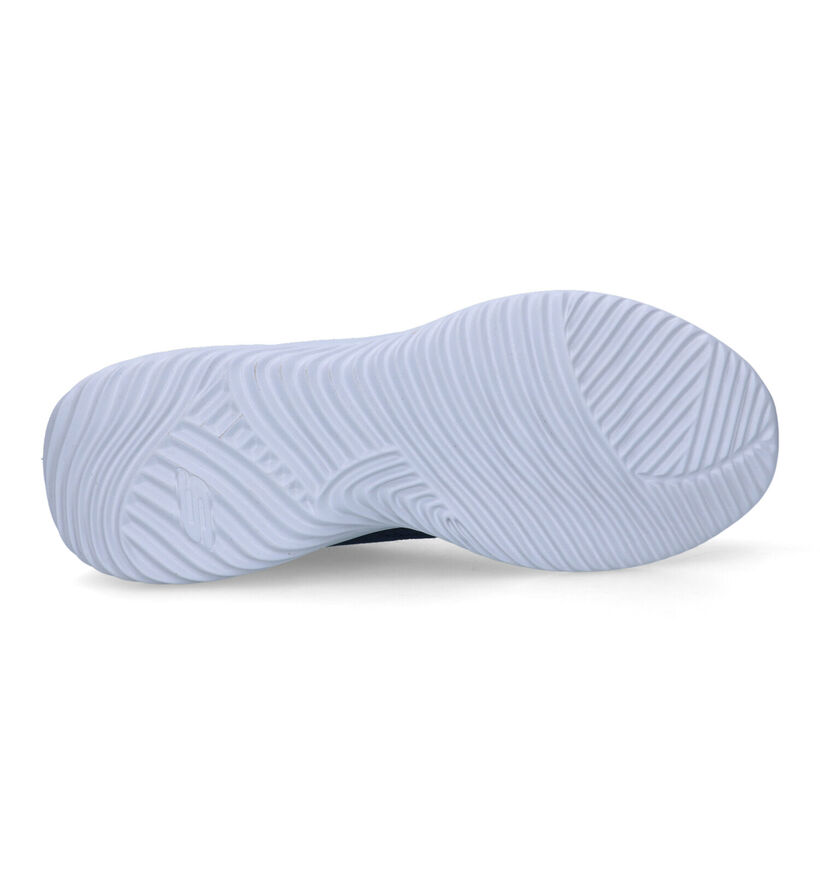 Skechers Bounder Baskets en Bleu pour hommes (326285) - pour semelles orthopédiques
