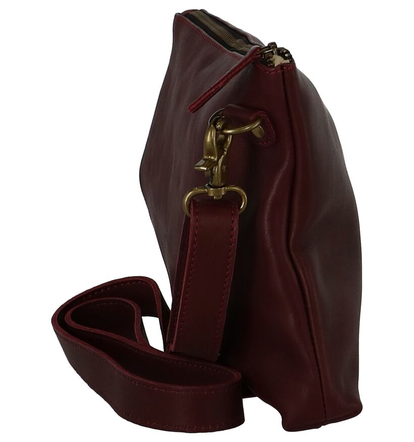 Saccoo Sacs porté croisé en Violet en cuir (234754)