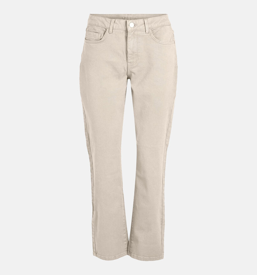 Vila Alice Jo Beige Straight Leg Jeans L 32 voor dames (323691)