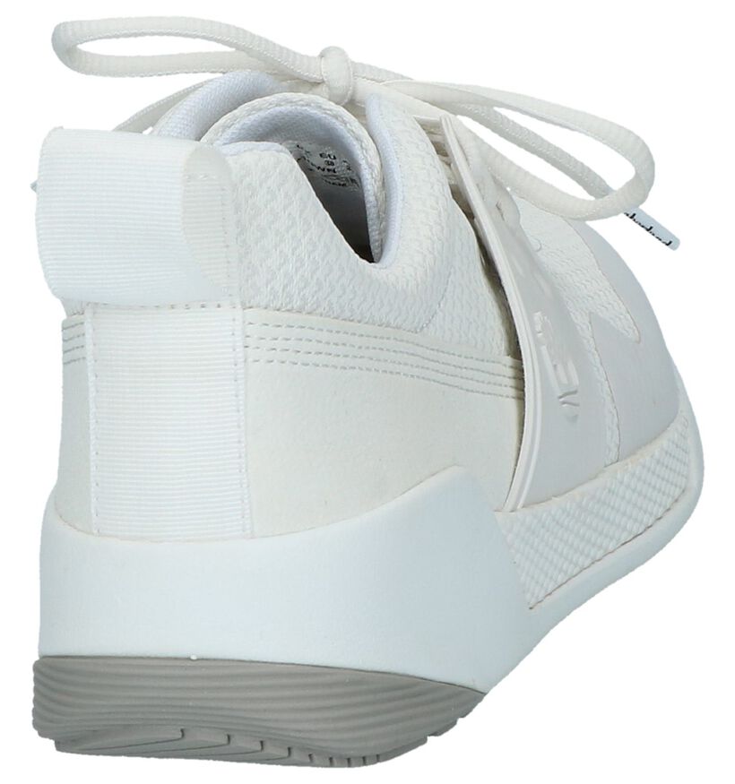 Timberland Kiri New Lace Oxford Witte Sneakers in stof (212237)