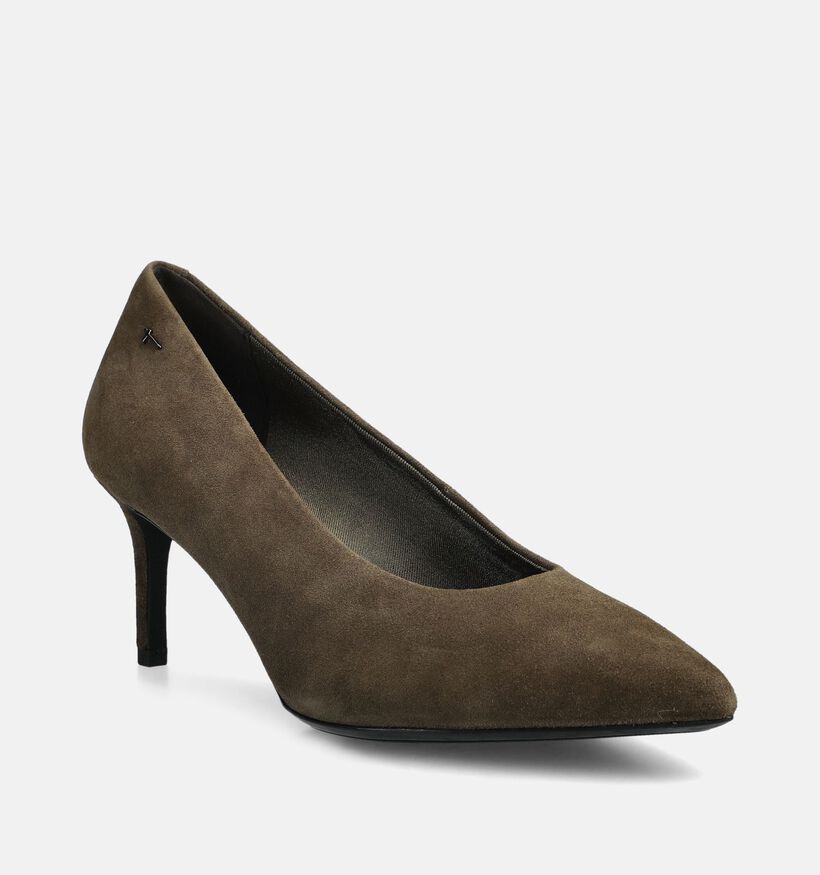 Tamaris Olijfgroene Pumps voor dames (376650)