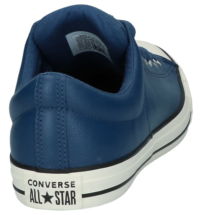 Converse Chuck Taylor All Star High Street Ox Blauwe Sneakers in leer (222248)