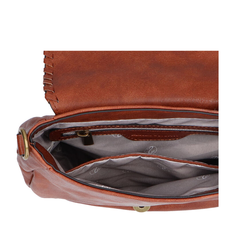 Emily & Noah Freya Cognac Schoudertas in kunstleer (299595)