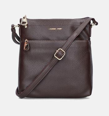 Laurent David Crossbody tassen Wit/Cognac/Bruin/Taupe