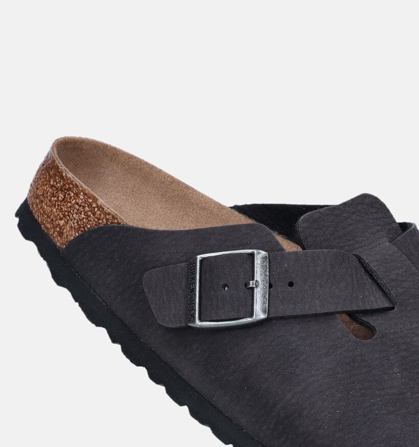 Birkenstock Boston Nu-pieds en Noir pour hommes (353198)