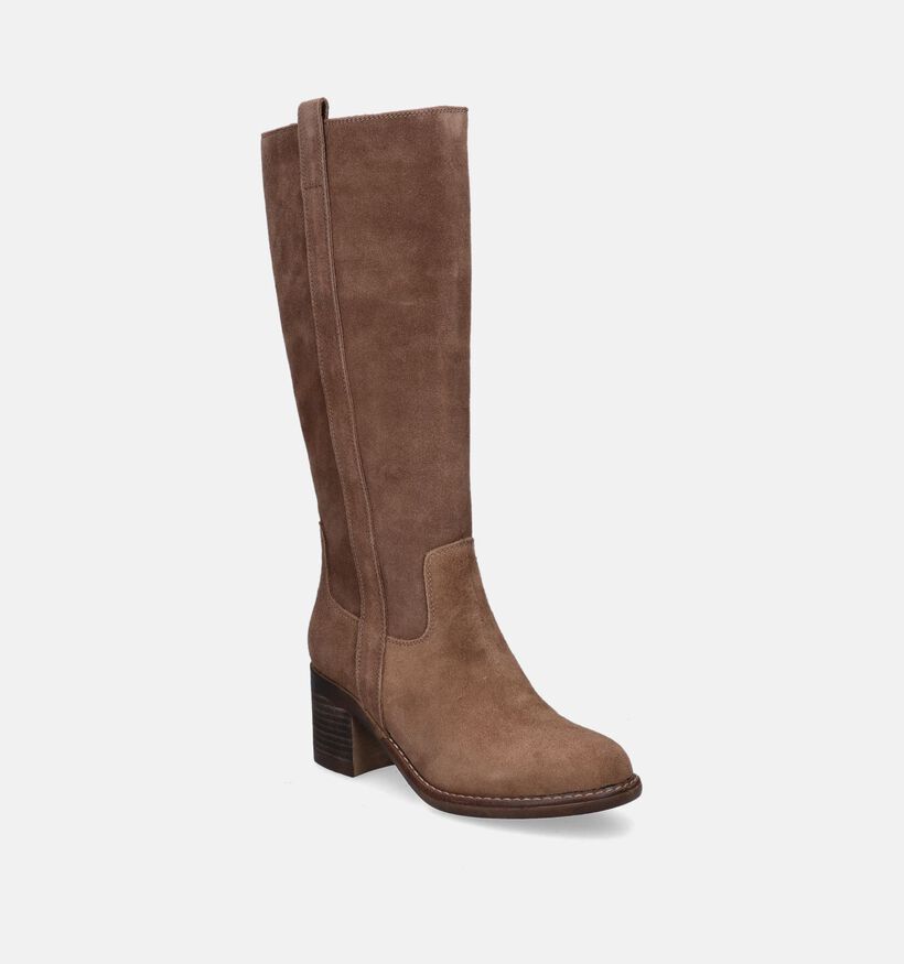 PS Poelman Bottes hautes en Marron pour femmes (345506)