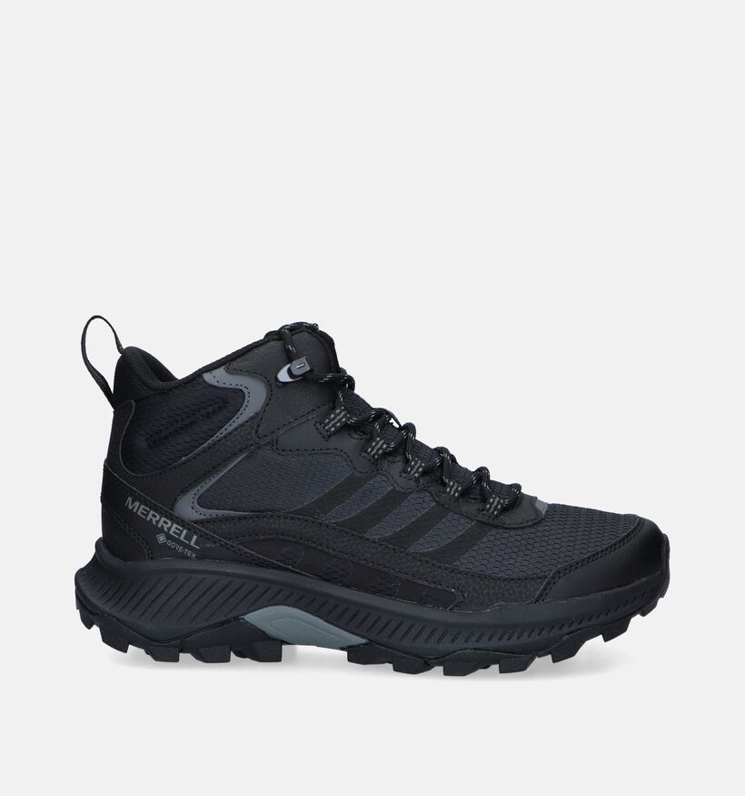 Merrell Speed Strike 2 Mid GTX Bottines en Noir pour hommes (347786) - pour semelles orthopédiques