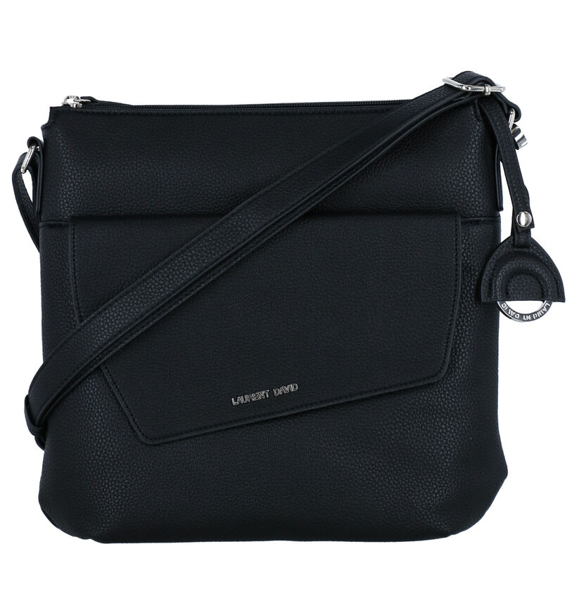 Laurent David Maura Zwarte Crossbody Tas in kunstleer (282600)